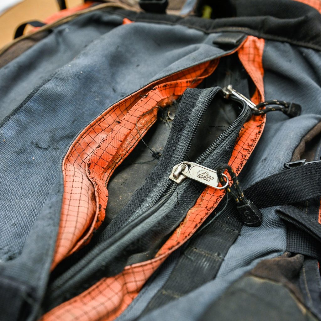 Repair separating zipper bottom stop - Backpacking Light